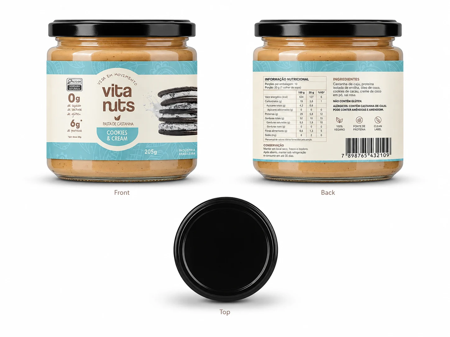 Embalagem Vita Nuts, trabalho existente